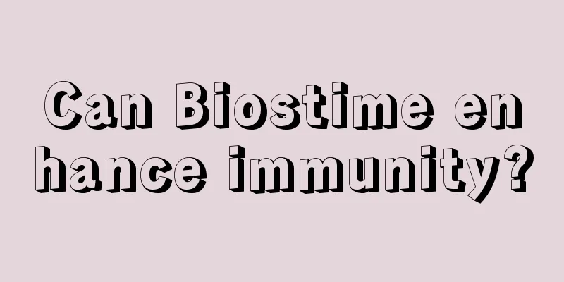 Can Biostime enhance immunity?