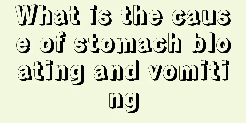 What is the cause of stomach bloating and vomiting