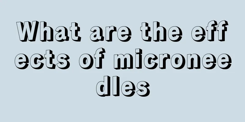 What are the effects of microneedles