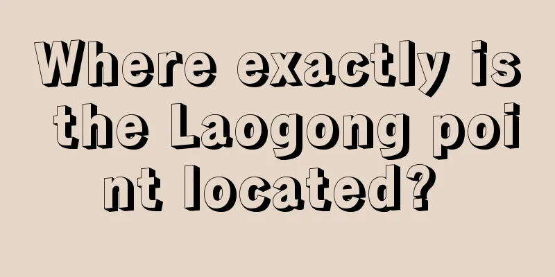 Where exactly is the Laogong point located? 