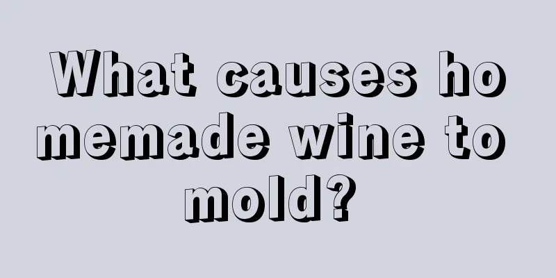 What causes homemade wine to mold? 