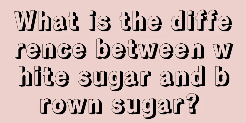 What is the difference between white sugar and brown sugar? 