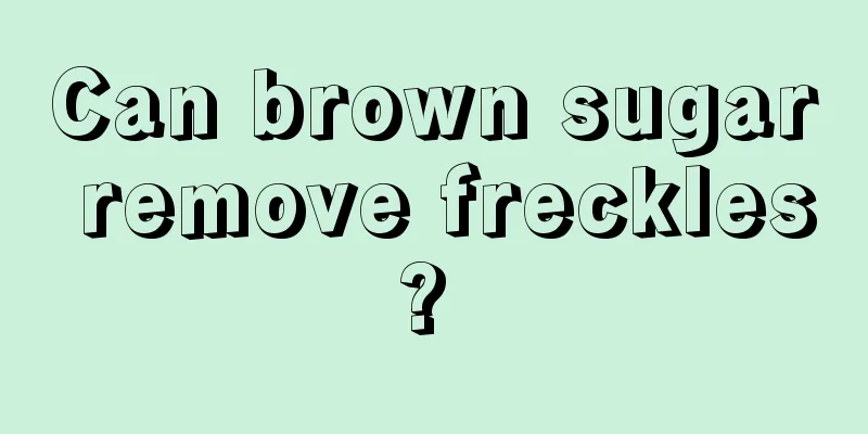 Can brown sugar remove freckles? 