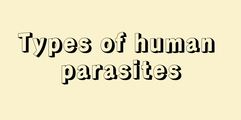 Types of human parasites