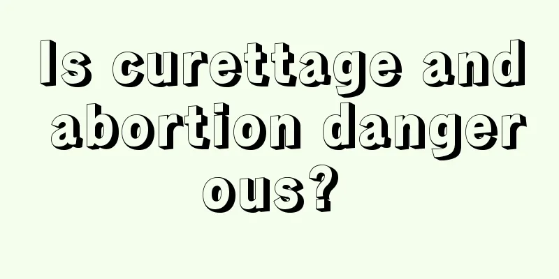 Is curettage and abortion dangerous? 