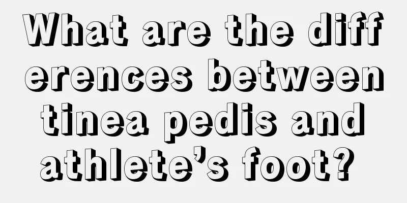 What are the differences between tinea pedis and athlete’s foot? 