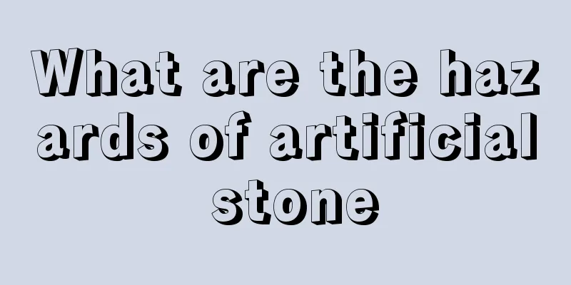 What are the hazards of artificial stone