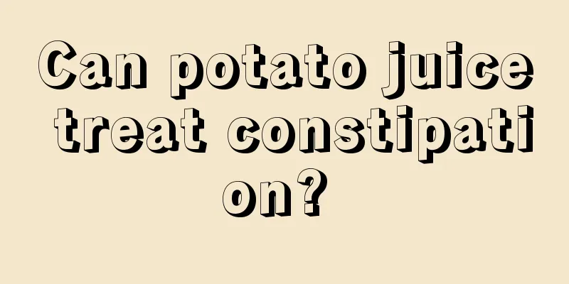 Can potato juice treat constipation? 