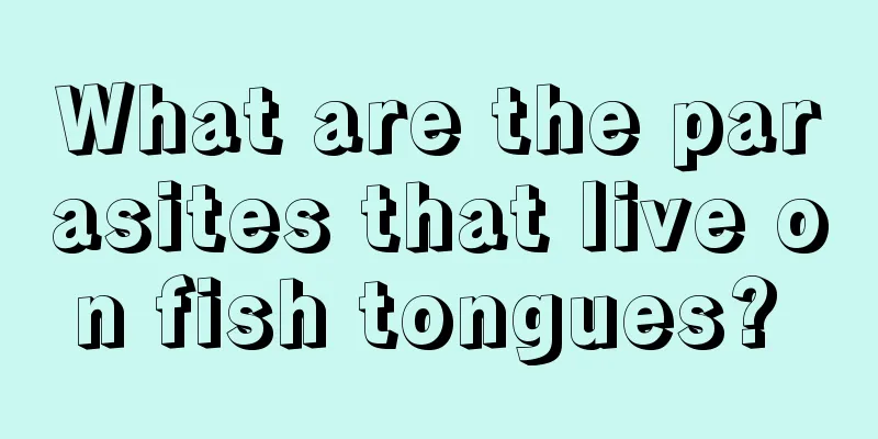 What are the parasites that live on fish tongues? 