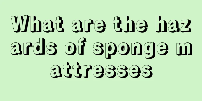 What are the hazards of sponge mattresses