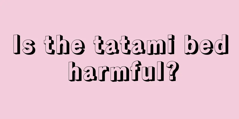 Is the tatami bed harmful?