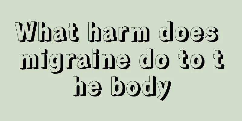 What harm does migraine do to the body