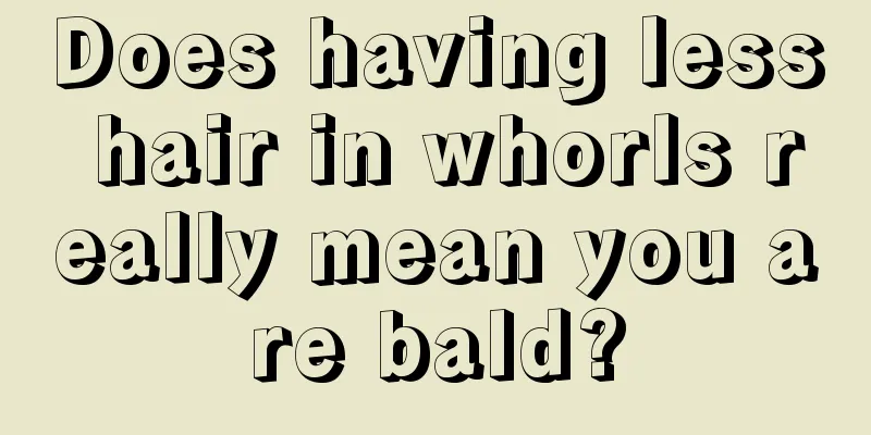 Does having less hair in whorls really mean you are bald?