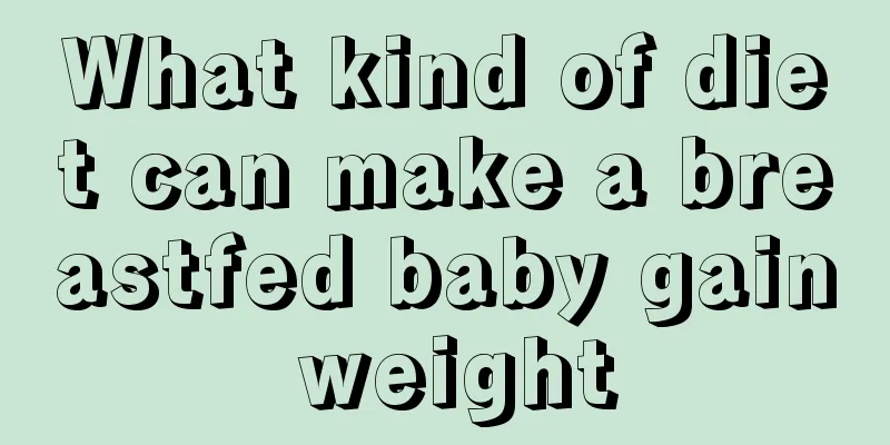 What kind of diet can make a breastfed baby gain weight