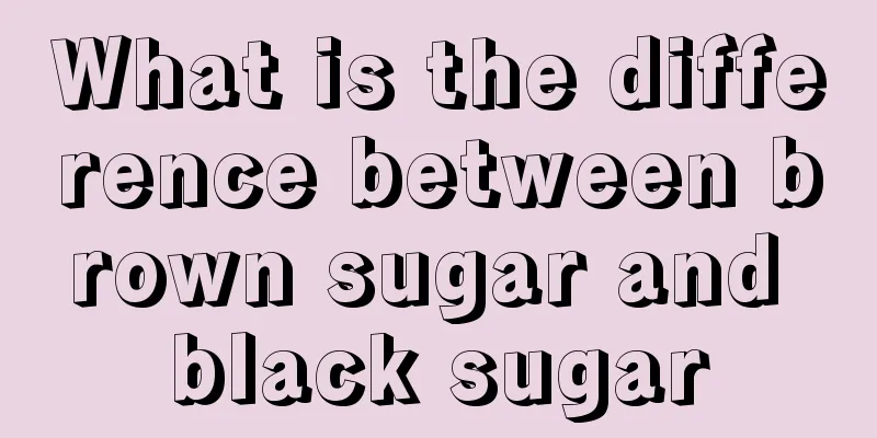 What is the difference between brown sugar and black sugar