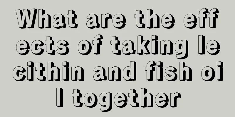 What are the effects of taking lecithin and fish oil together