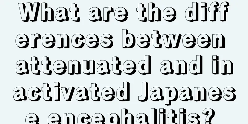What are the differences between attenuated and inactivated Japanese encephalitis? 
