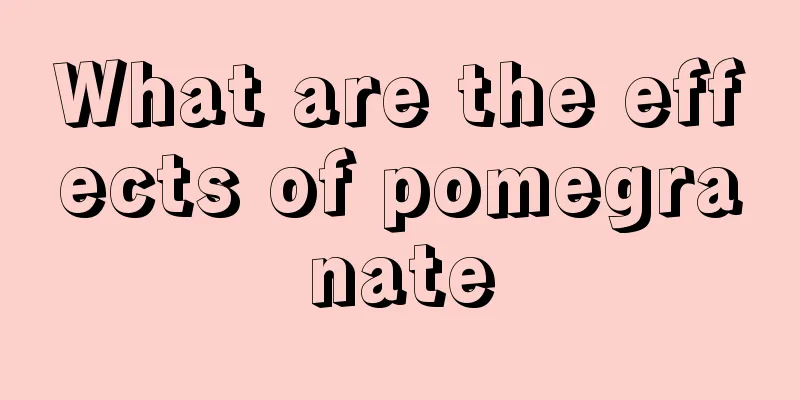 What are the effects of pomegranate