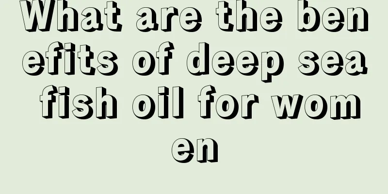 What are the benefits of deep sea fish oil for women