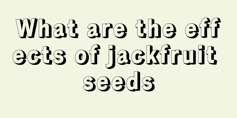 What are the effects of jackfruit seeds