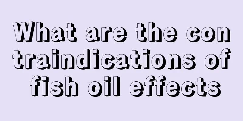What are the contraindications of fish oil effects