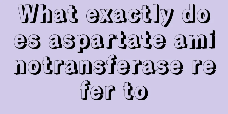 What exactly does aspartate aminotransferase refer to