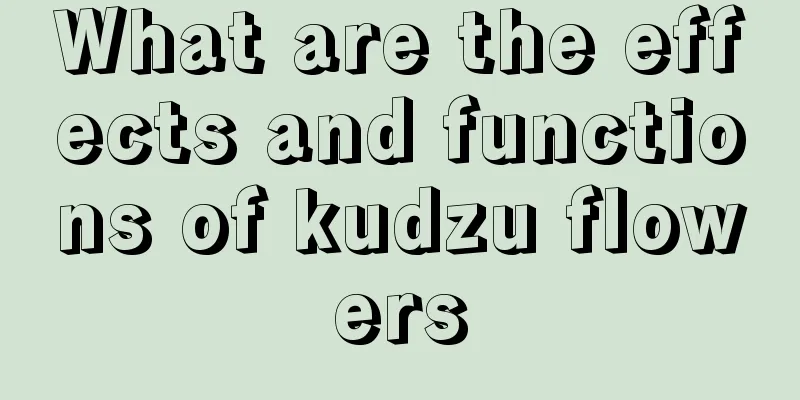 What are the effects and functions of kudzu flowers
