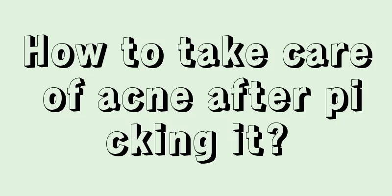 How to take care of acne after picking it?