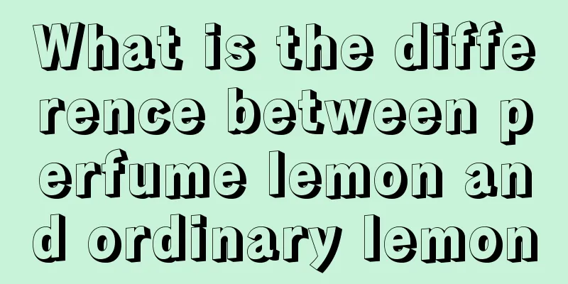 What is the difference between perfume lemon and ordinary lemon