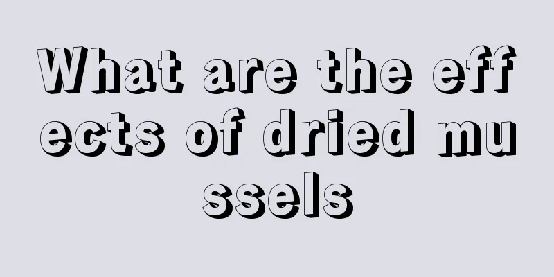 What are the effects of dried mussels