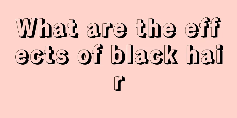 What are the effects of black hair