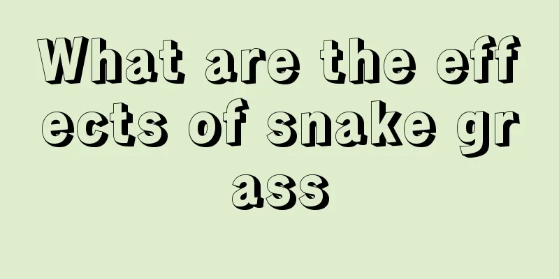 What are the effects of snake grass