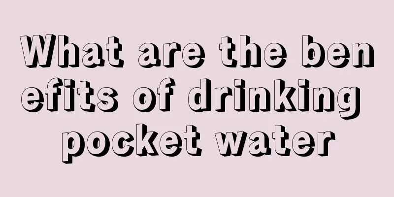What are the benefits of drinking pocket water