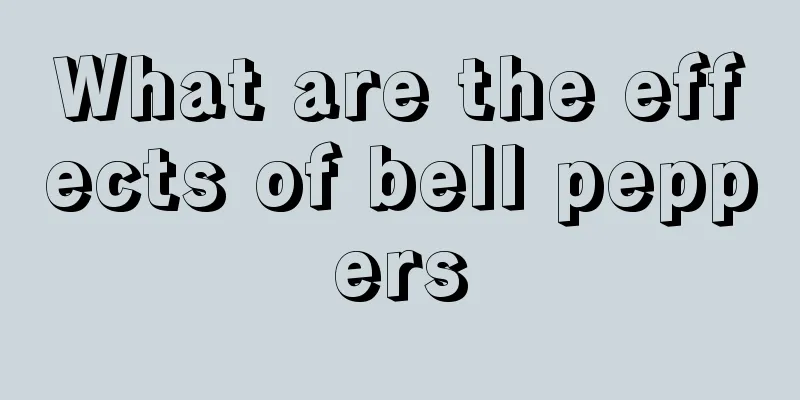 What are the effects of bell peppers