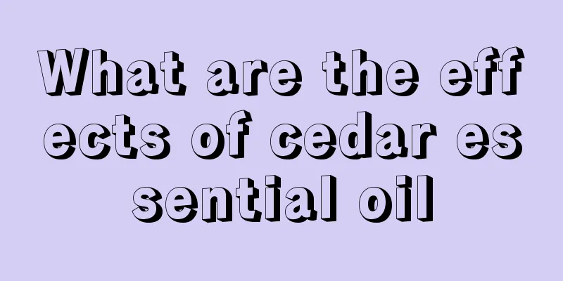 What are the effects of cedar essential oil