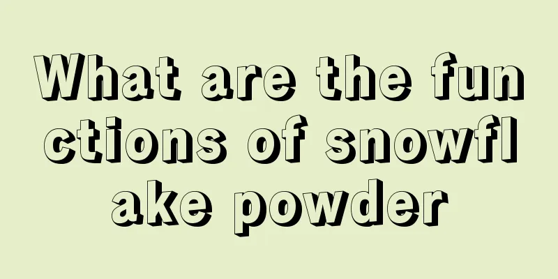 What are the functions of snowflake powder