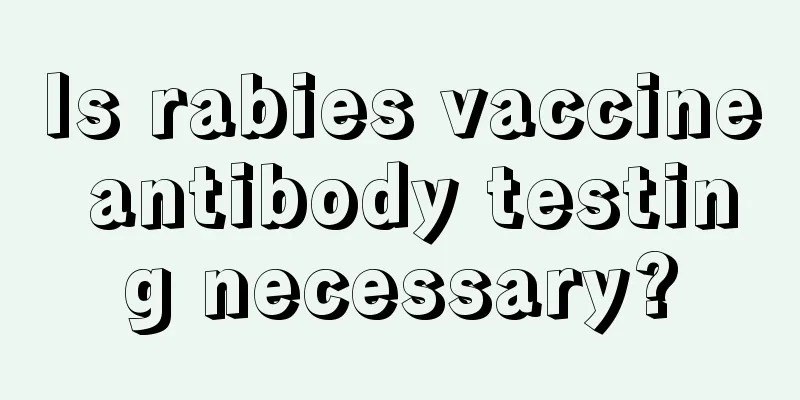 Is rabies vaccine antibody testing necessary?