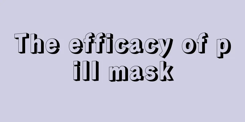 The efficacy of pill mask