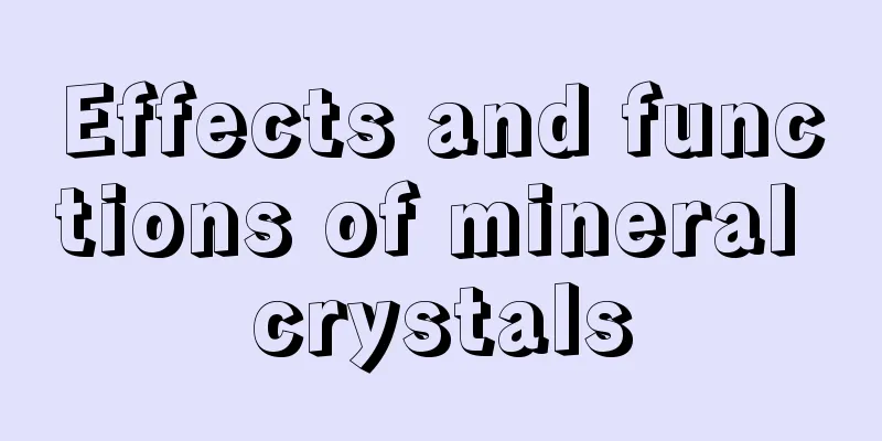 Effects and functions of mineral crystals
