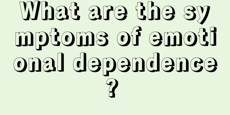 What are the symptoms of emotional dependence? 