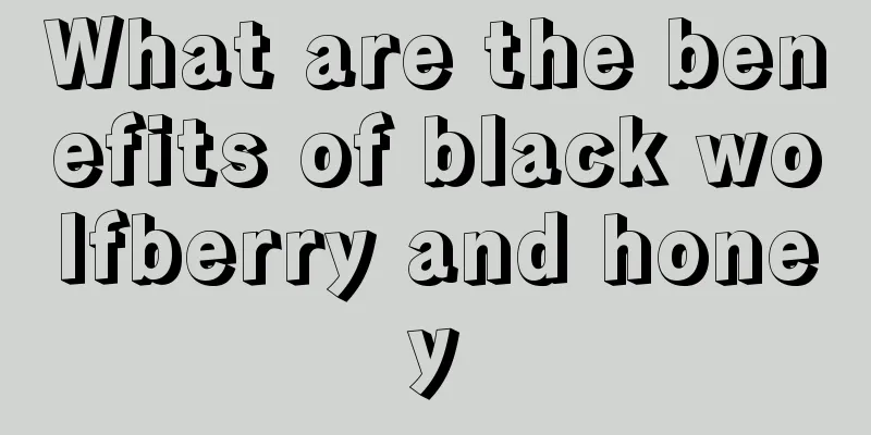What are the benefits of black wolfberry and honey