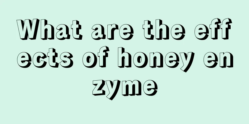 What are the effects of honey enzyme