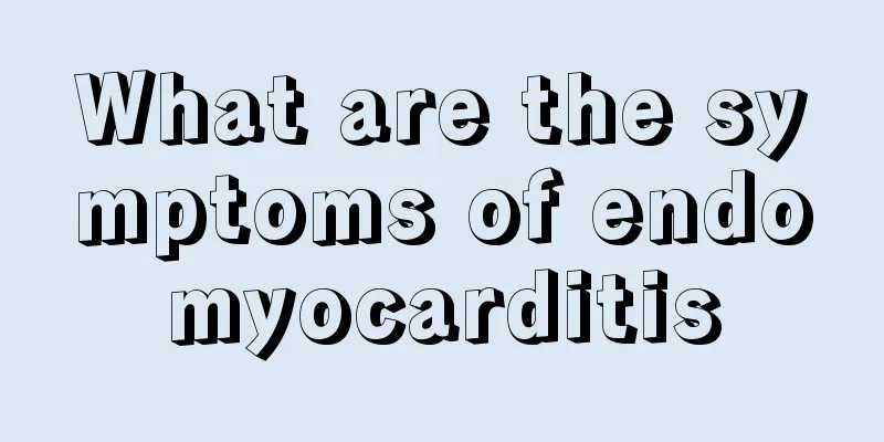 What are the symptoms of endomyocarditis