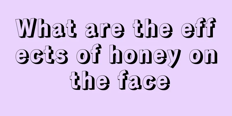 What are the effects of honey on the face