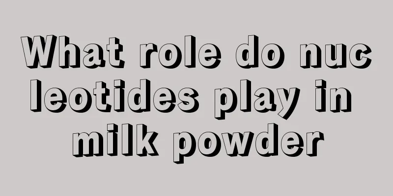 What role do nucleotides play in milk powder