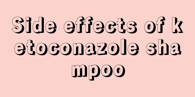 Side effects of ketoconazole shampoo
