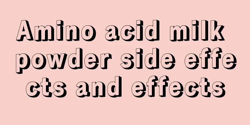 Amino acid milk powder side effects and effects