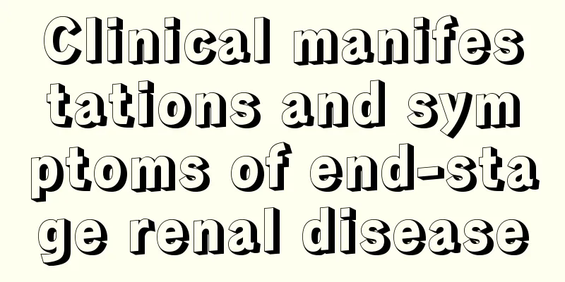 Clinical manifestations and symptoms of end-stage renal disease