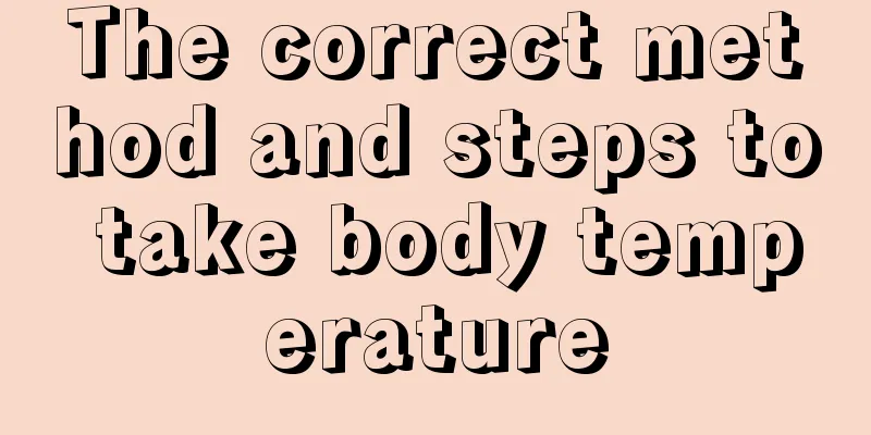 The correct method and steps to take body temperature
