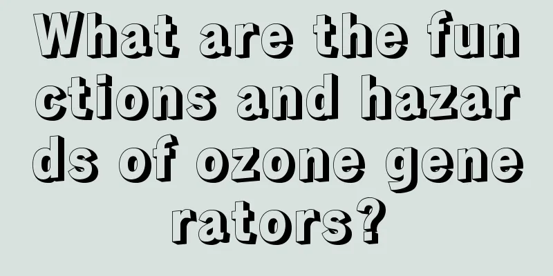 What are the functions and hazards of ozone generators?
